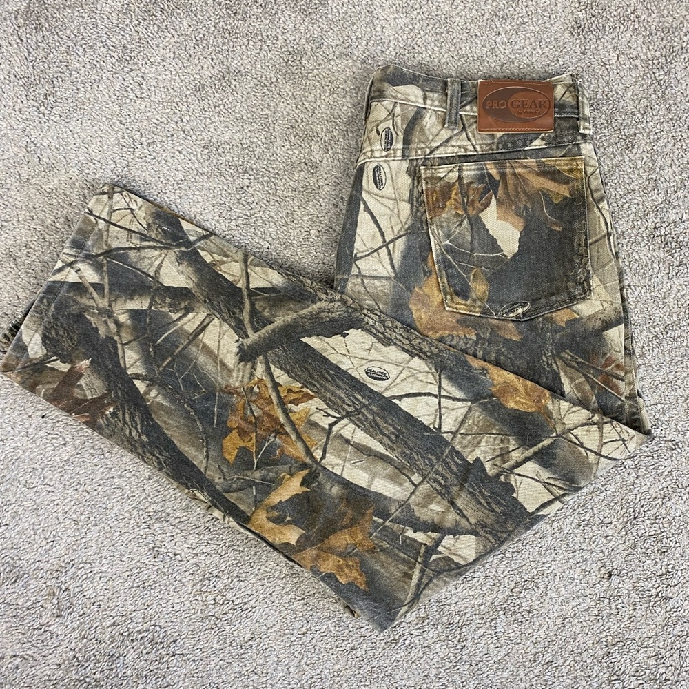 Vintage 90s realtree‎ camo pro gear by wrangler jeans